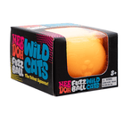 The orange NeeDoh Fuzz Ball Wild Cat.
