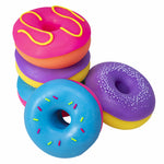 A stack of colorful NeeDoh Dohnuts.