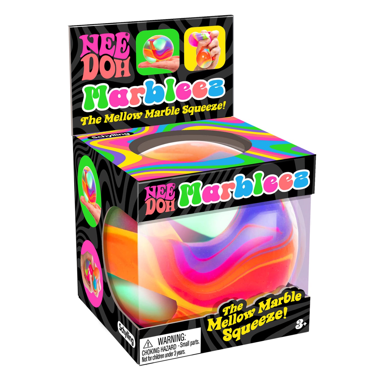 The Marbleez Nee Doh product package.