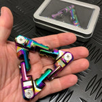 Kaiko Oil Slick Infinity Triangle Metal Fidget.