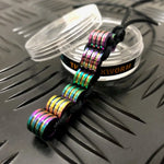 Kaiko Oil Slick Silkworm Metal Hand Fidget.