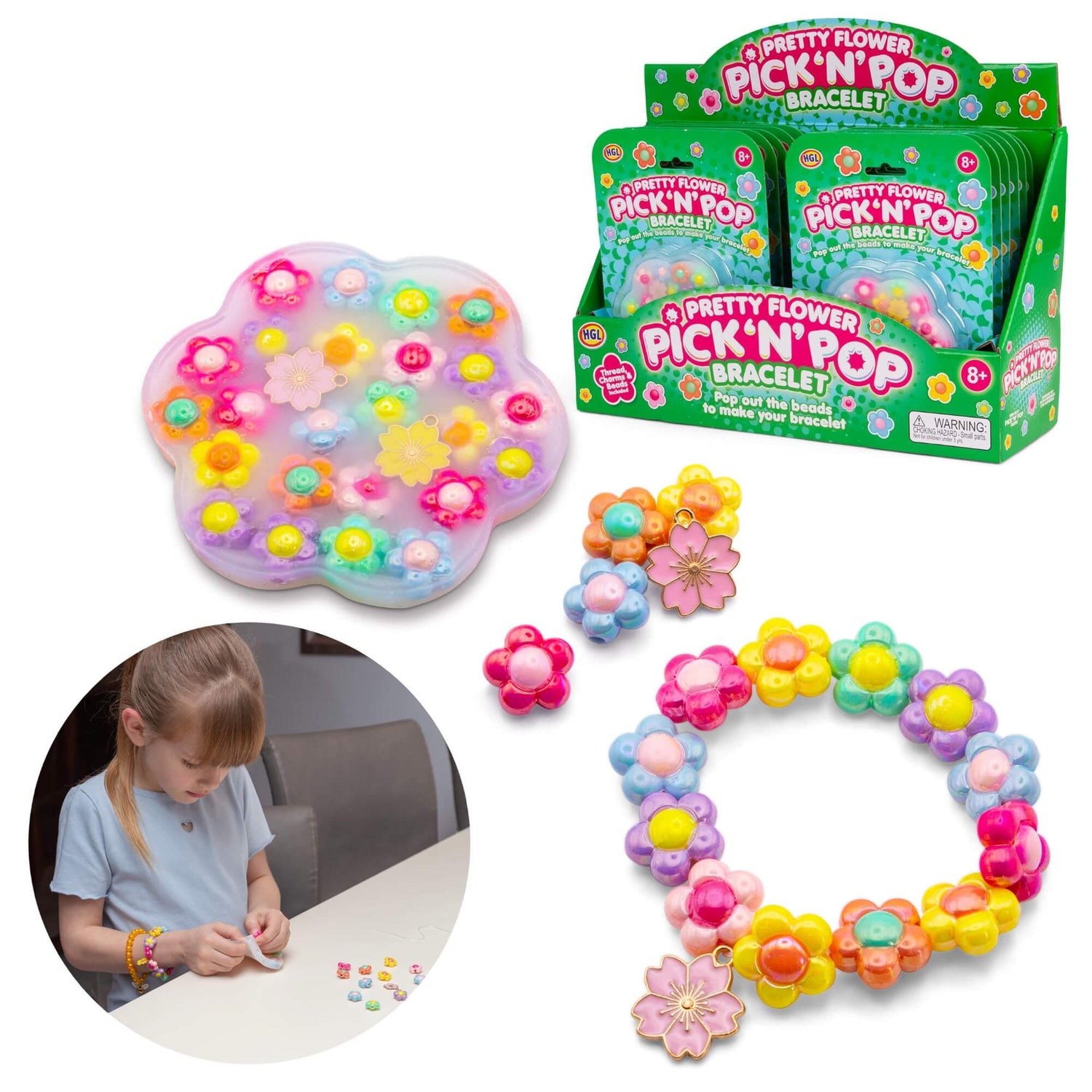 The Pick N Pop Bracelet - Pretty Flower Edition.