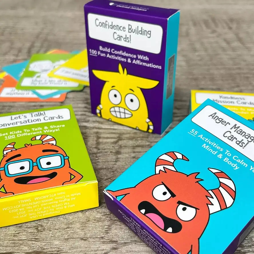 An up-close look at the product packages for Life Skills on the Go.