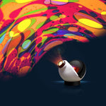 The Aura Sensory Light Projector with Tutti Fruitti Liquid Wheel.