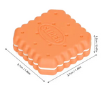 The orange Square Sandwich Cookie Magnetic Slider Fidget.