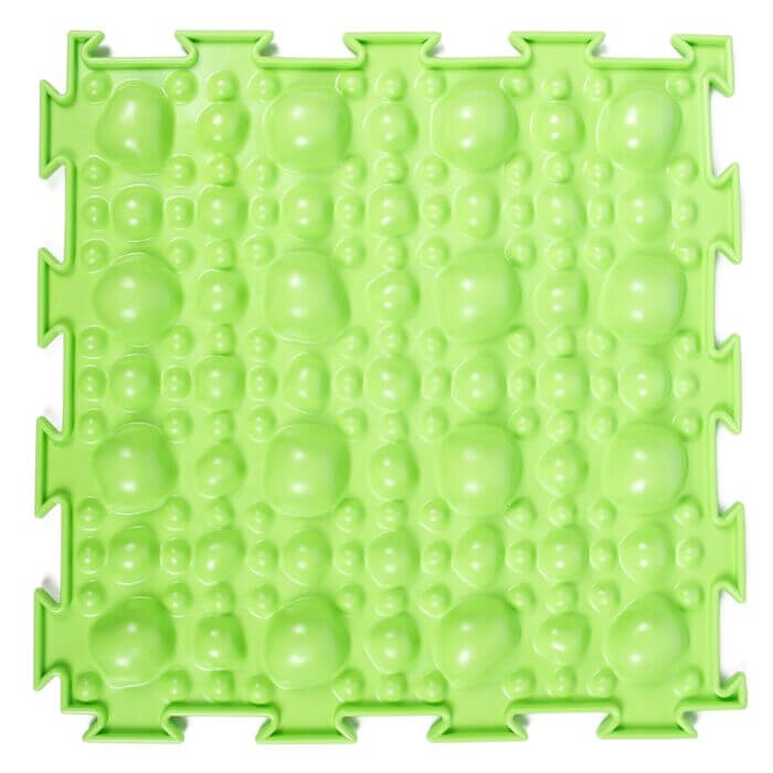 The green pebbles mat.