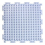 The lilac grass mat.