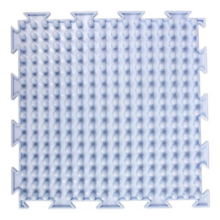 The lilac grass mat.