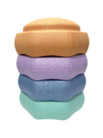 The 4 Piece Pastel Rainbow Stepping Stone Set.