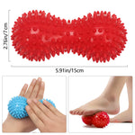 The dimensions for the Peanut Double Headed Massage Roller.