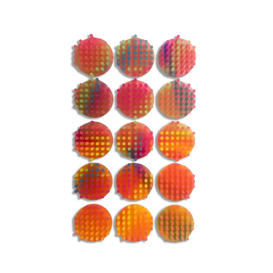 The fifteen Silicone Zen Mini Dots.