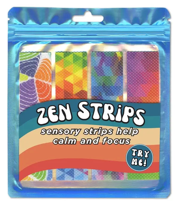 Bumpy Brights Zen Strips Fidget Sensory Stickers - 4 Pc – Sensory Tool ...