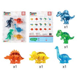 Interchangeable Dinosaur Action Figure Play Set.