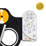 The electronic panel and functions of the Roll-Up Electronic Drum Kit.