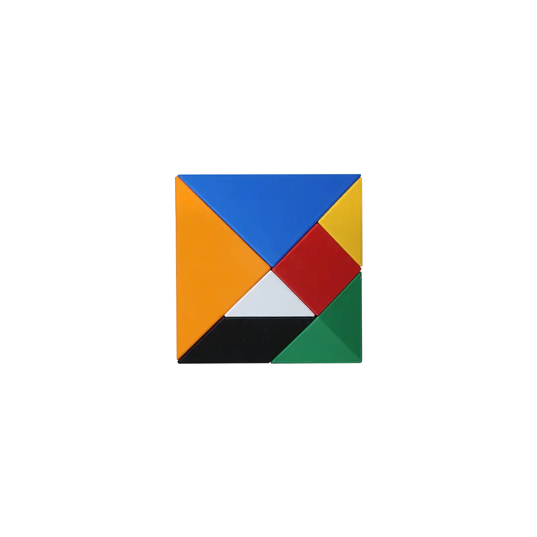 The Pickagram Magnetic 3D Art Puzzle - Random Mix Colors.