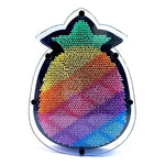 Pineapple Rainbow Pin Art.