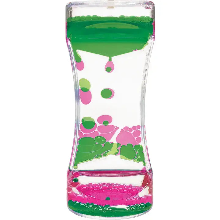 The pink and green Liquid Motion Bubbler.