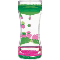 The pink and green Liquid Motion Bubbler.