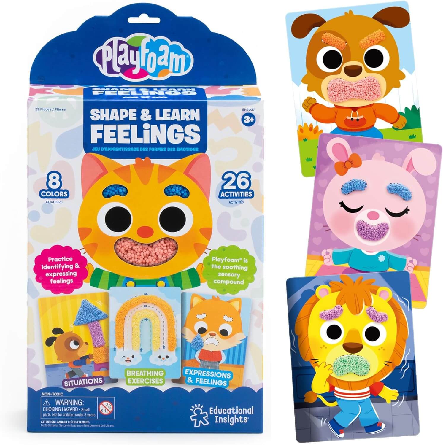 Playfoam Shape & Learn Feelings.