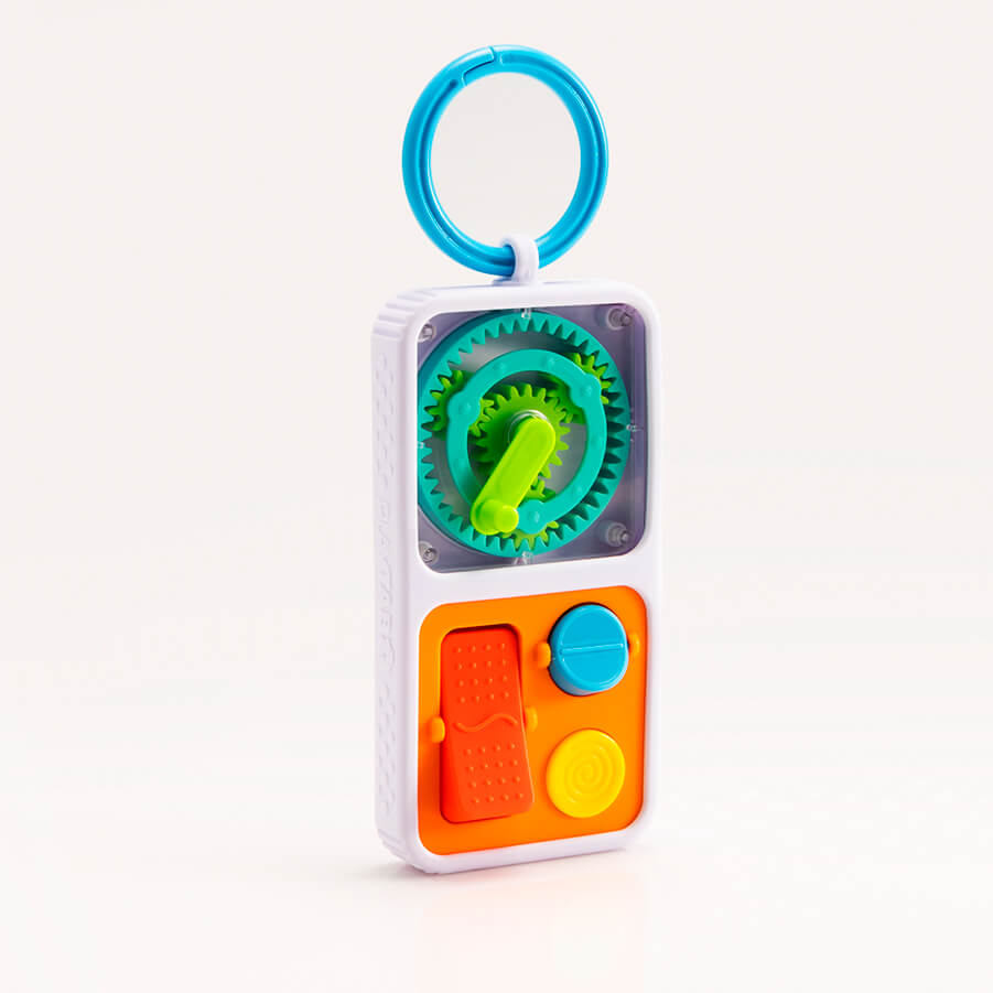 The PlayTab Go Travel Sensory Activity Board.