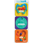 PlayTab Tiles 3-Pack: Flippy, Loopy Beads & Numbers Sensory Set.