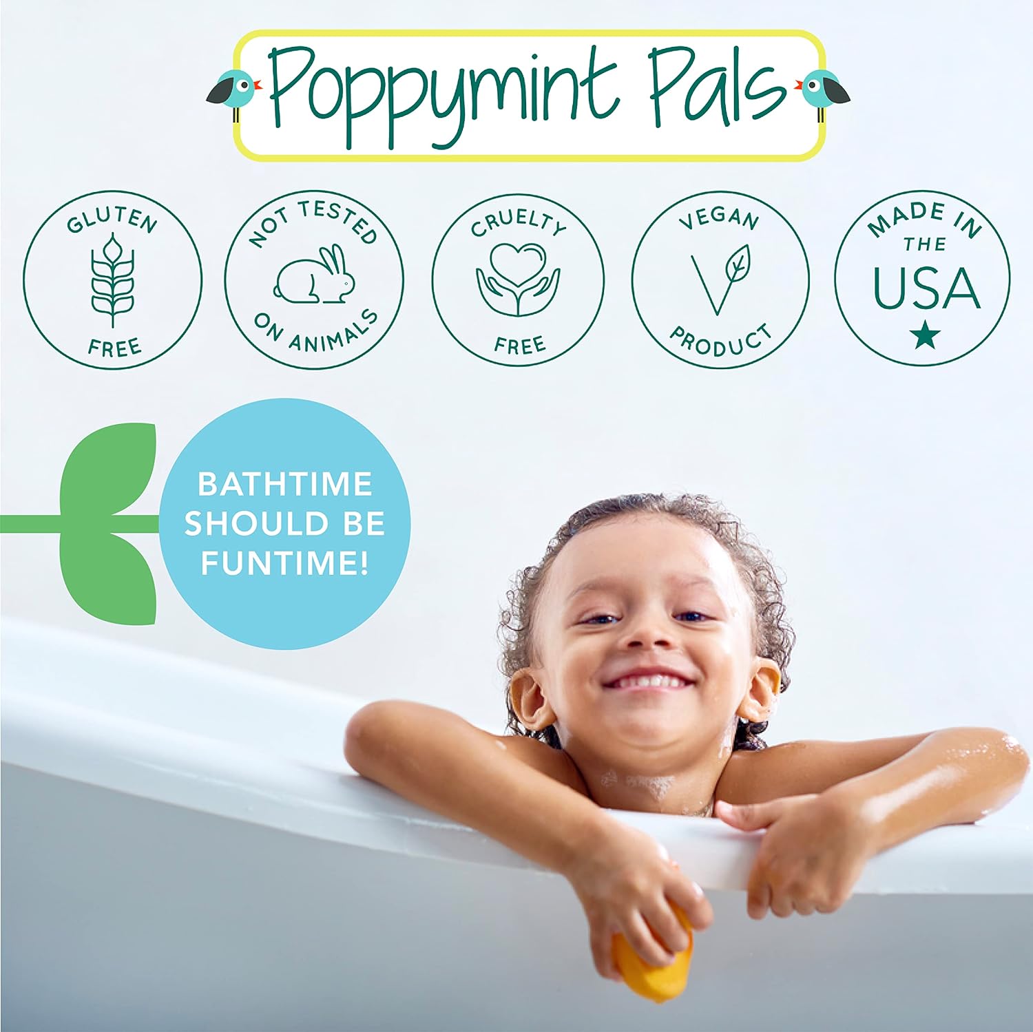 Poppymint Pals Funtime Bath Soak - Lavender Chamomile, 10 oz.