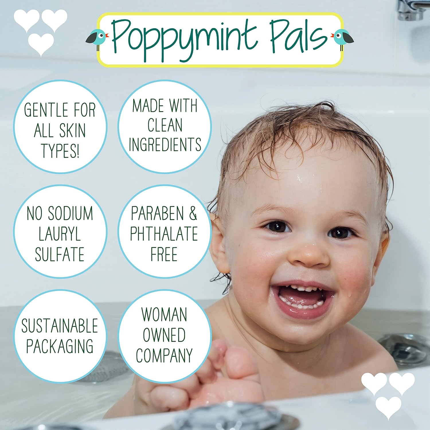 Poppymint Pals Funtime Bath Soak - Lavender Chamomile, 10 oz.