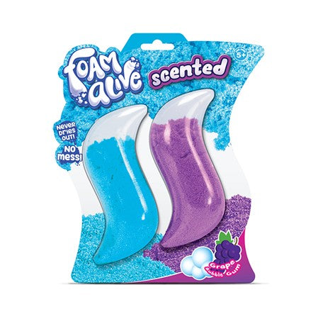 The Foam Alive Scented Grape Bubble Gum pack.