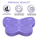 The Purple Butterfly Wiggle Seat Cushion by Bouncyband.