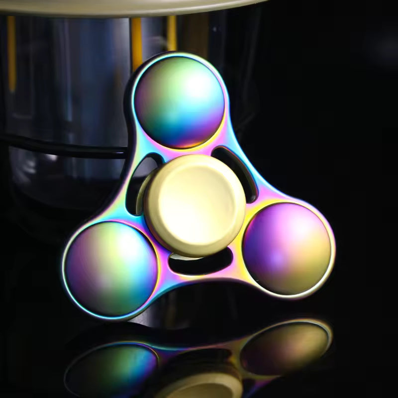 The Rainbow Metal Fidget Spinner.