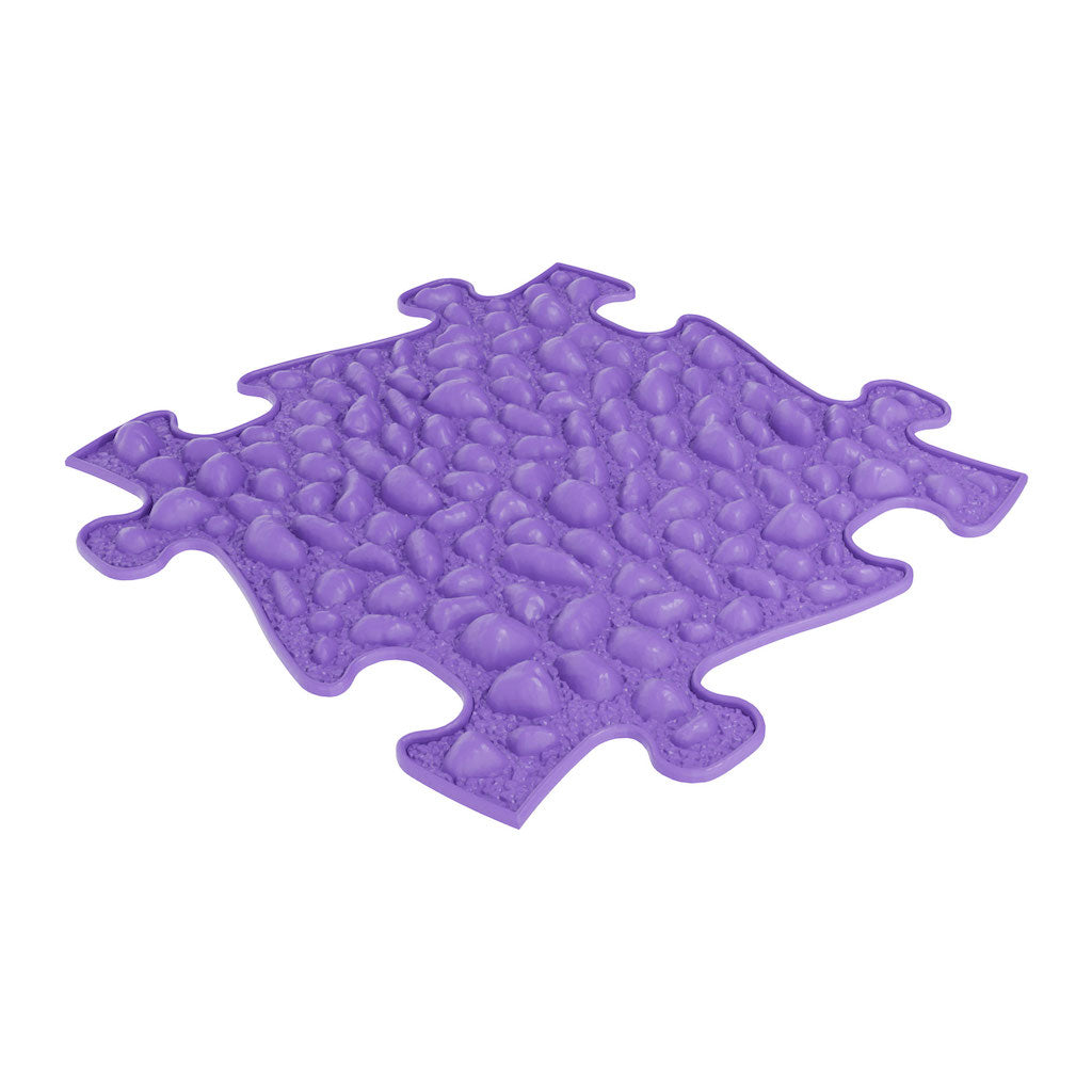 The purple pebbles mat in the Rainbow Sensory Playmat Set.