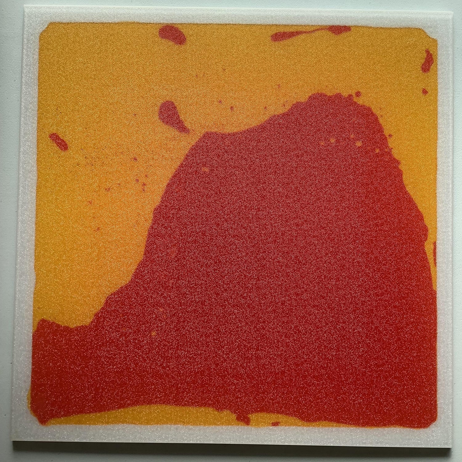 The Red and Orange Liquid Tile.