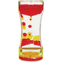 The red and yellow Liquid Motion Bubbler.