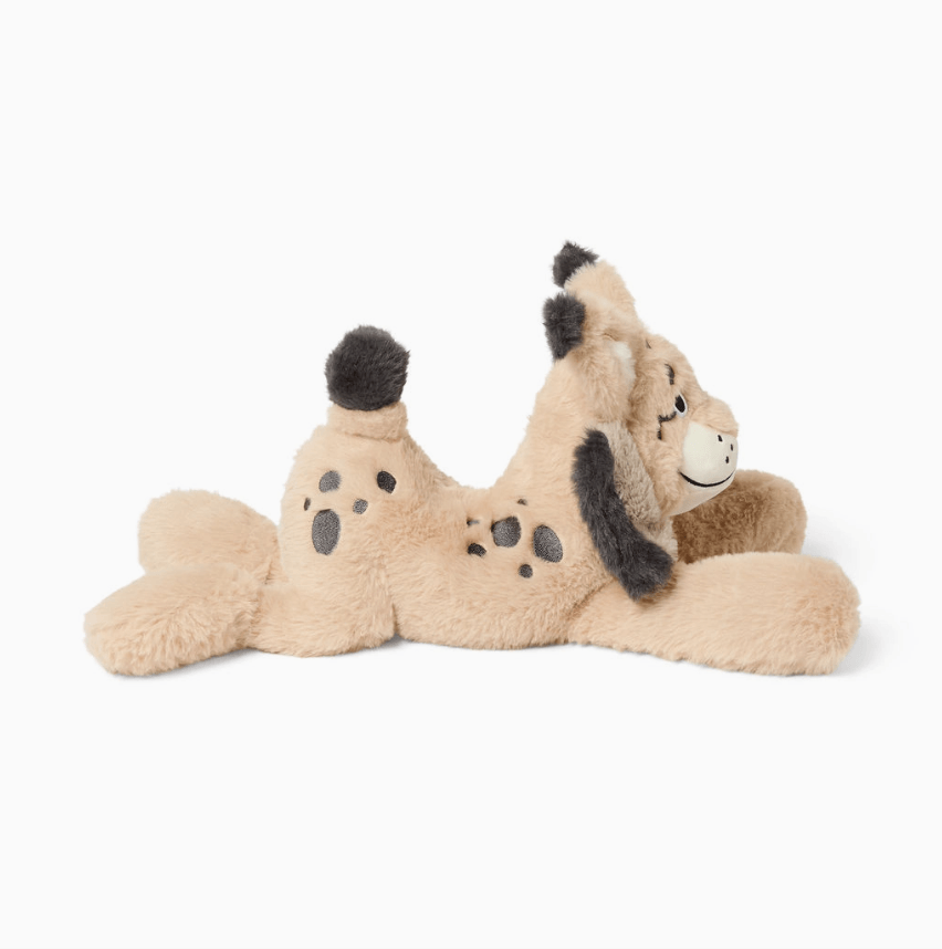 A profile look at the 3 lb Weighted Lynx Plush.