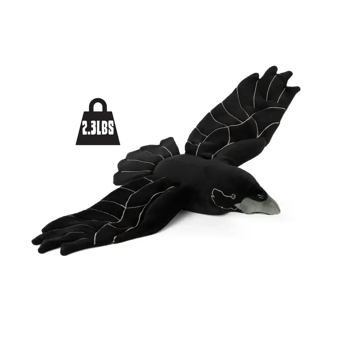 The Weighted Raven 2.3 LB Plush.
