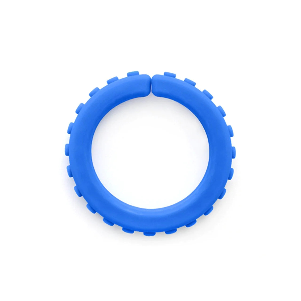 The royal blue Textured Chewable Brick Bracelet.