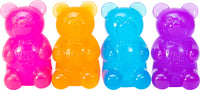 The variety of colors of the Nee Doh Gummy Bear.