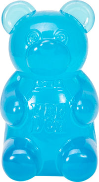 The blue Nee Doh Gummy Bear.