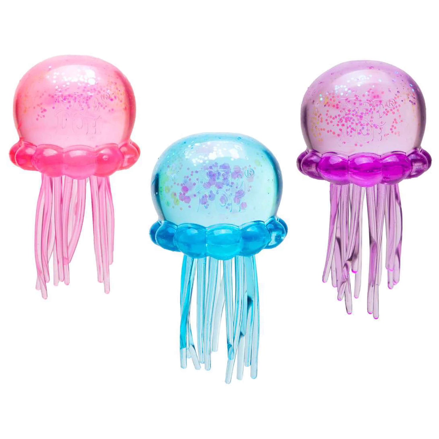 The three variants of the NeeDoh Jelly Squish.