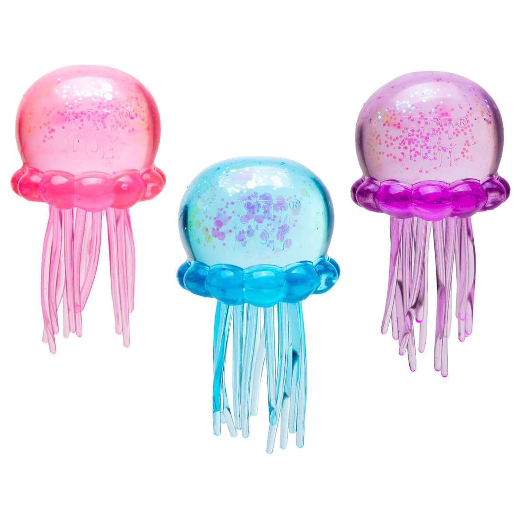 The three variants of the NeeDoh Jelly Squish.