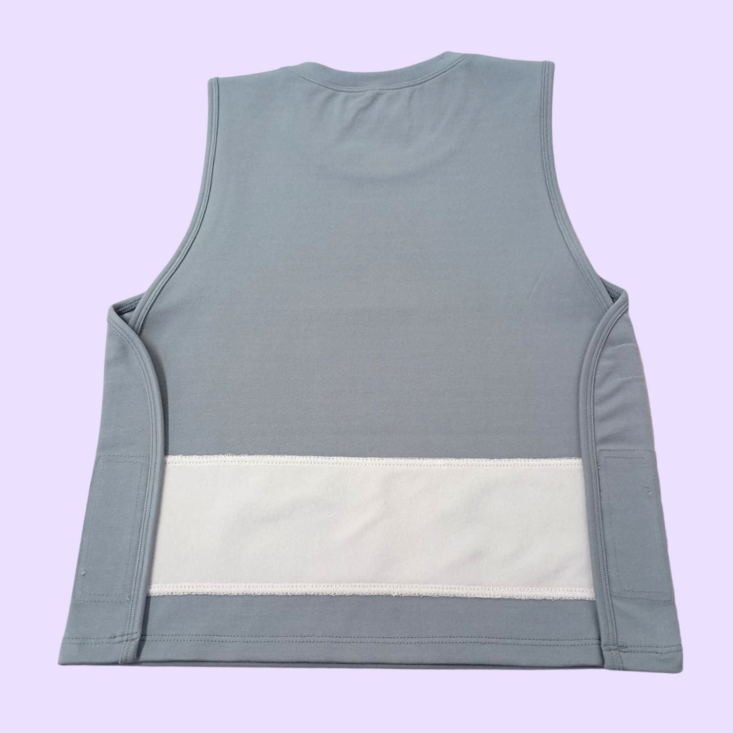 The back of the Adjustable Compression Undershirt from Sense-ational You.