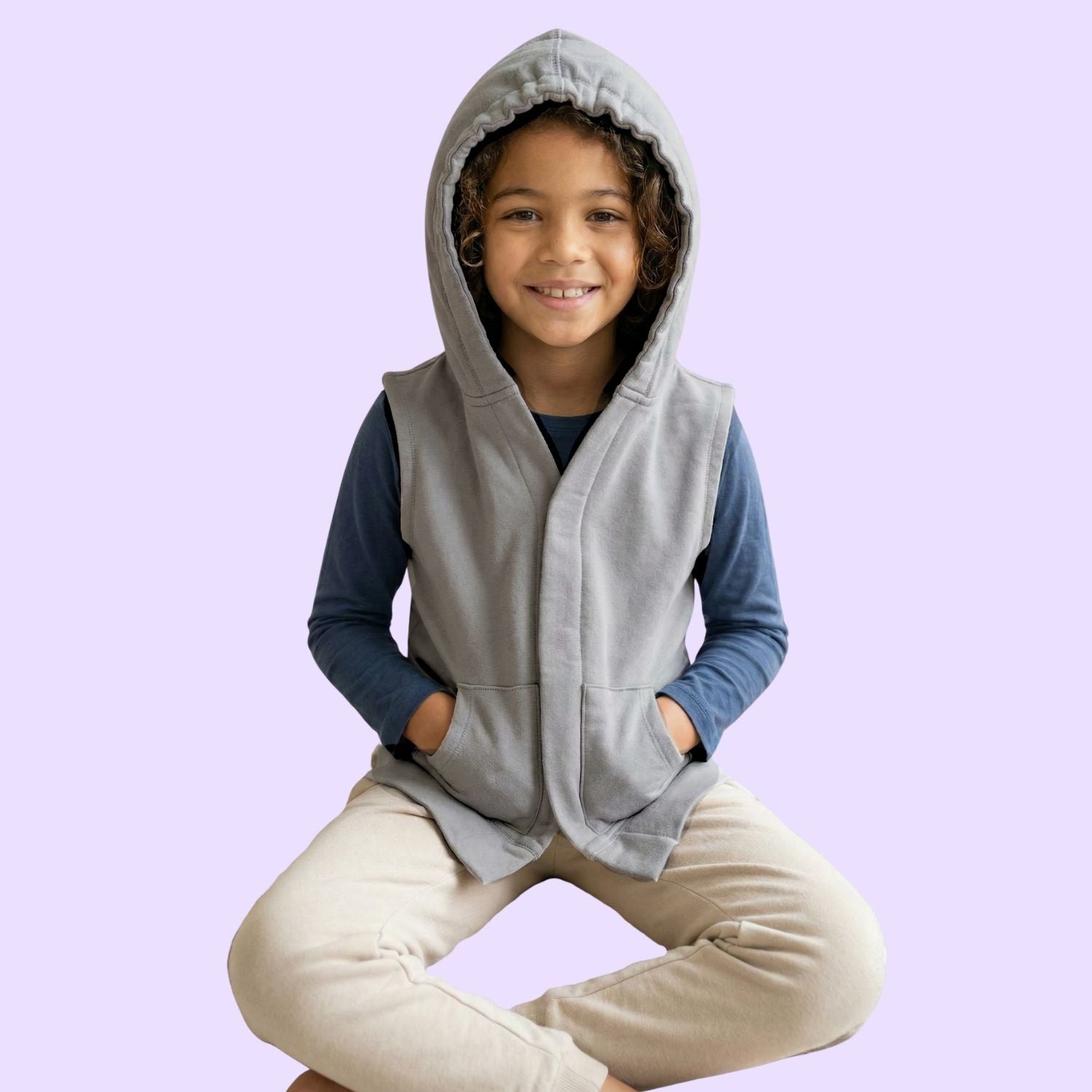 The Grey QuietSense™ Youth Sensory Sound Reducing Vest. 
