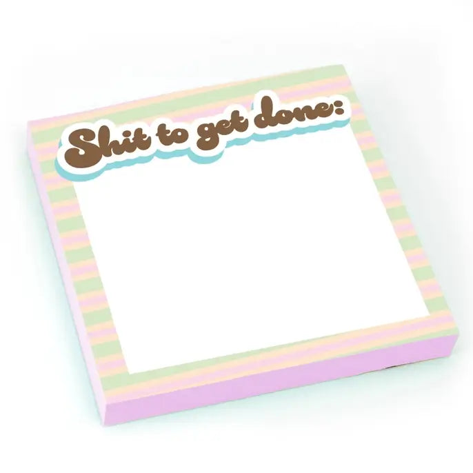 Shit To Get Done - 3x3" Sticky Notes (50 Sheets)