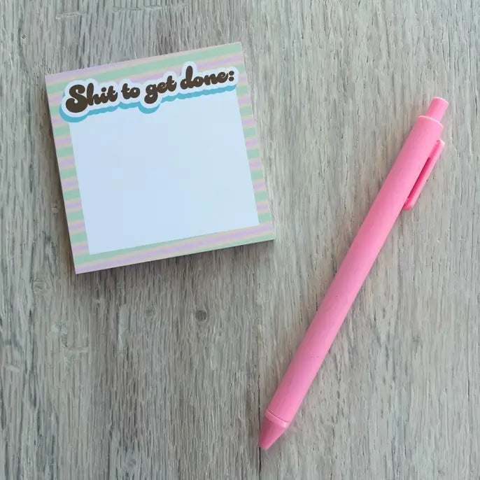 Shit To Get Done - 3x3" Sticky Notes (50 Sheets)