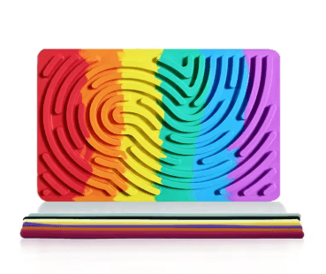 The Rainbow Silicone Activity Board.