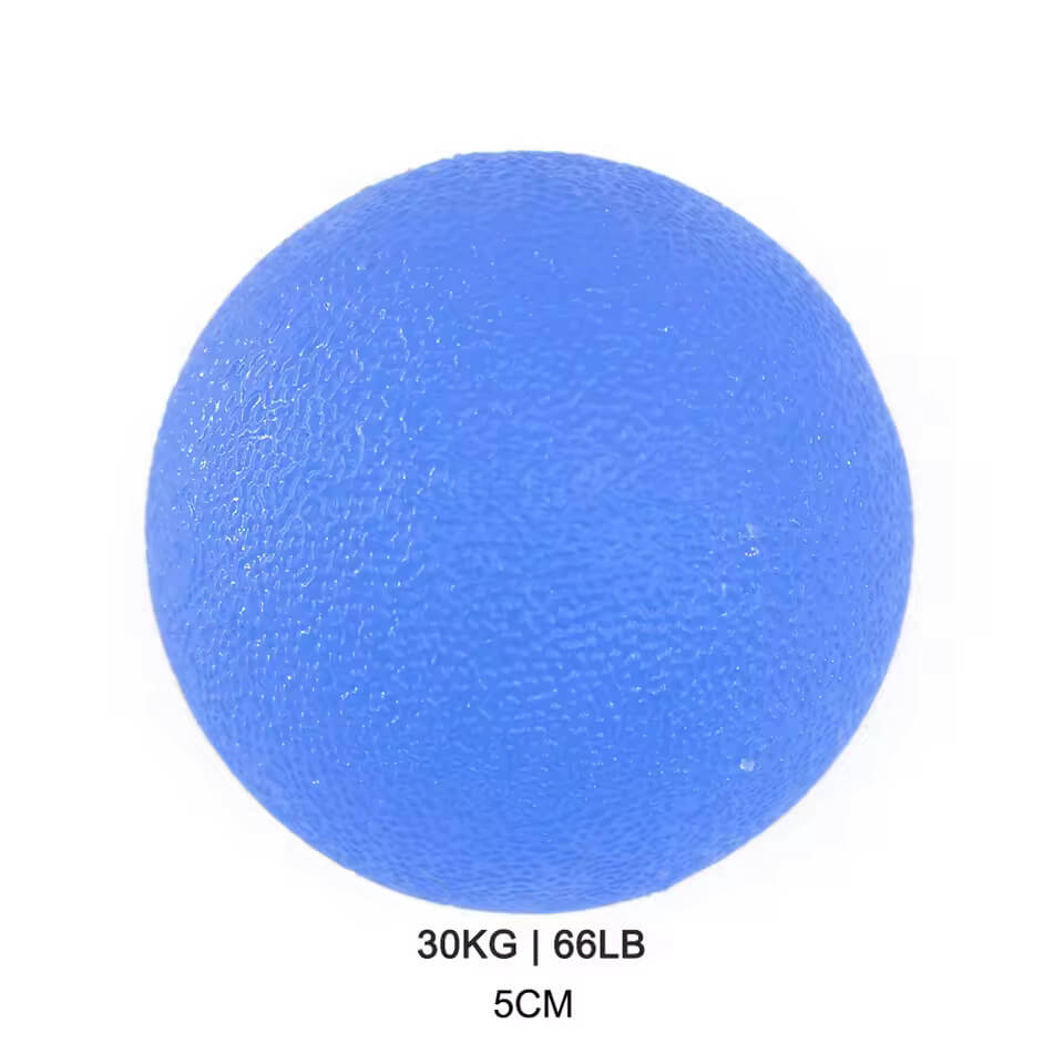 The blue/firm Round Grip Hand Exerciser.