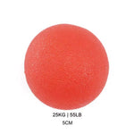 The medium resistance Red Silicone Round Hand Exerciser.