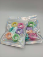 2 6-Packs of Pastel Silicone Sensory Fidget Rings. 