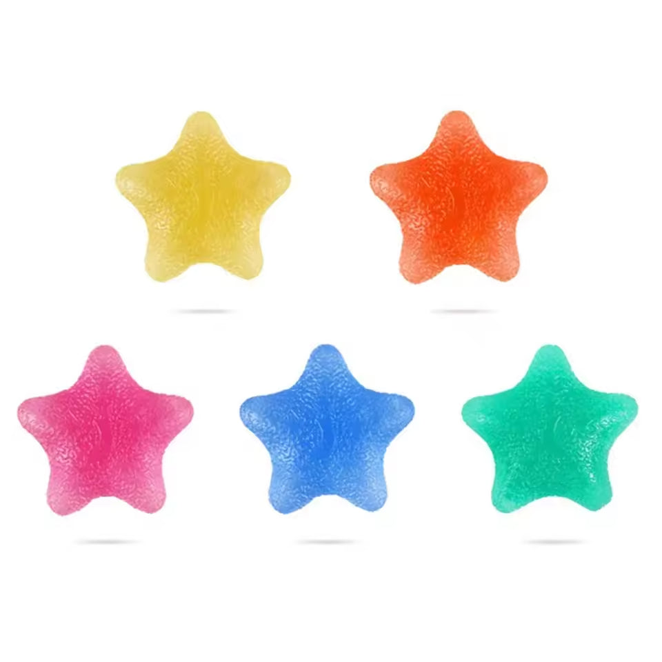 The Silicone Star Hand Grip Exercisers.