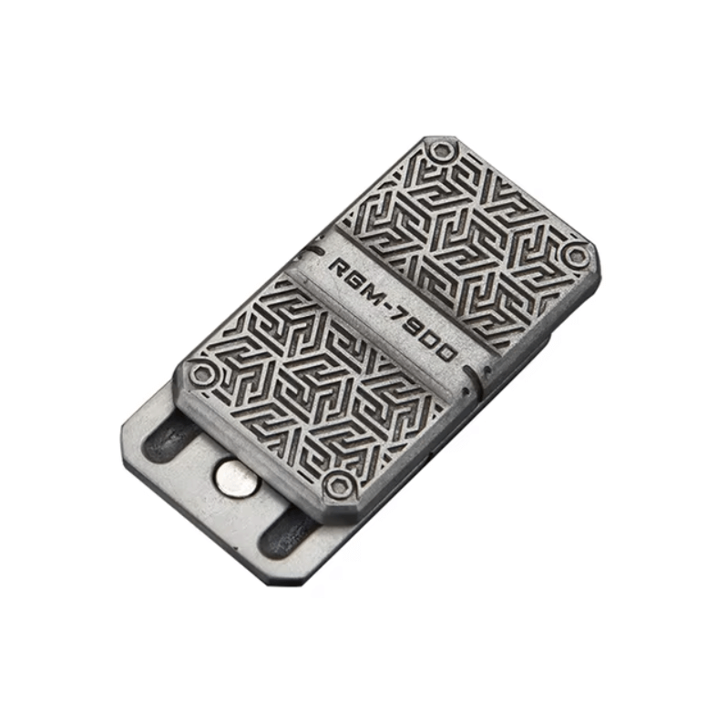 Silver Alloy Magnetic Haptic Slider Fidget Clicker.